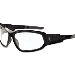 Ergodyne Nylon/Polycarb Skullerz Loki Safety Glasses/Goggles - Black Frame/Clear Lens