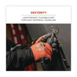 Ergodyne ProFlex 7401 Coated Lightweight Winter Gloves - X-Large Orange (1-Pair)