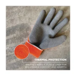 Ergodyne ProFlex 7401 Coated Lightweight Winter Gloves - Medium Orange (1-Pair)