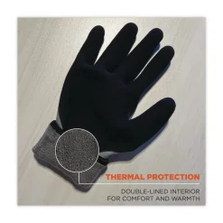 Ergodyne ProFlex 7501 Coated Waterproof Winter Gloves - Large Gray (1-Pair)