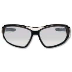 Ergodyne Skullerz Loki Nylon/Polycarb Safety Glasses/Goggles - Black Frame/Indoor/Outdoor Lens