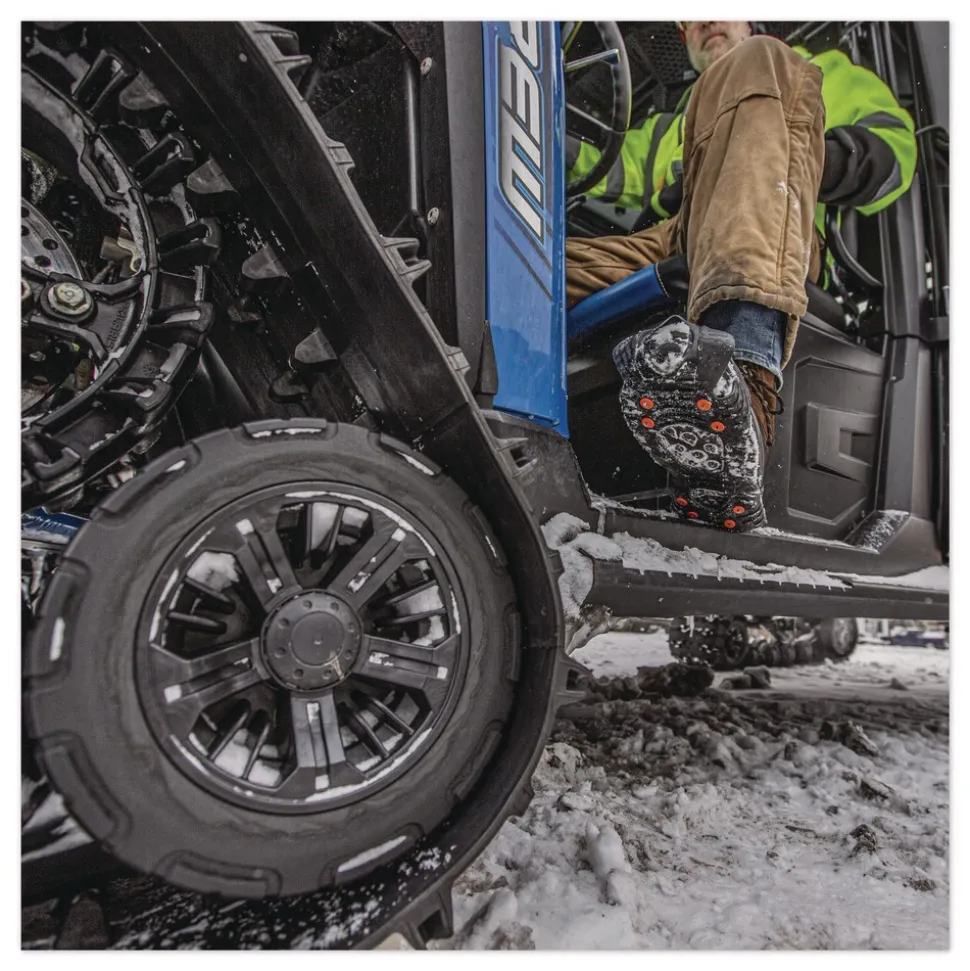 Ergodyne Trex 6300 One Piece Slip-on Ice Cleats - Medium Black (1-Pair)