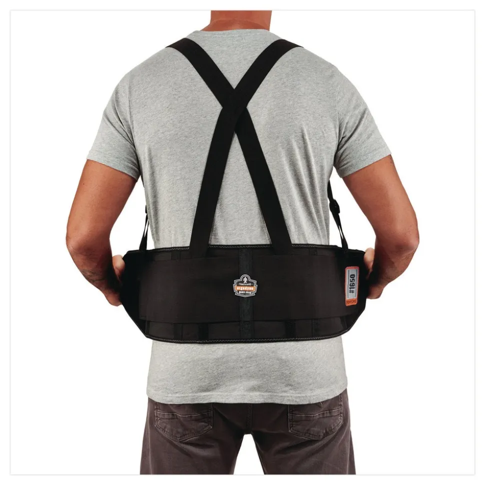 Ergodyne Proflex 1650 Economy Elastic Back Support (2x-Large/ Black)