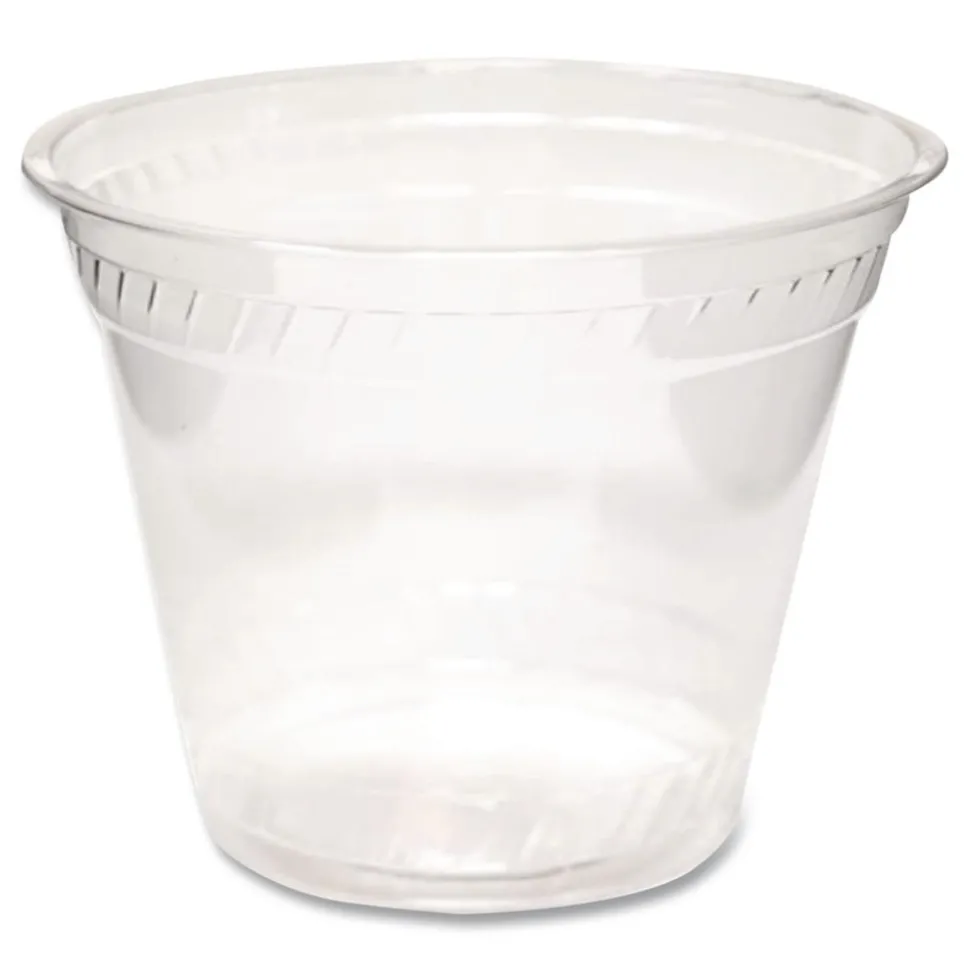 Fabri-Kal Greenware 9 oz. Sugarcane Old Fashioned Cold Drink Cups - Clear (1000/Carton)