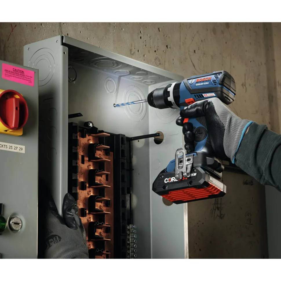 Factory Reconditioned Bosch 18V Lithium-Ion Brushless Freak 1/4 in. and 1/2 in. 2-in-1 Bit/Socket Impact Driver / 1/2 in. Hammer Drill Driver Combo Kit (4 Ah)