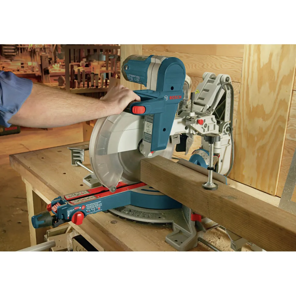 Factory Reconditioned Bosch 12 in. Dual-Bevel Glide Miter Saw