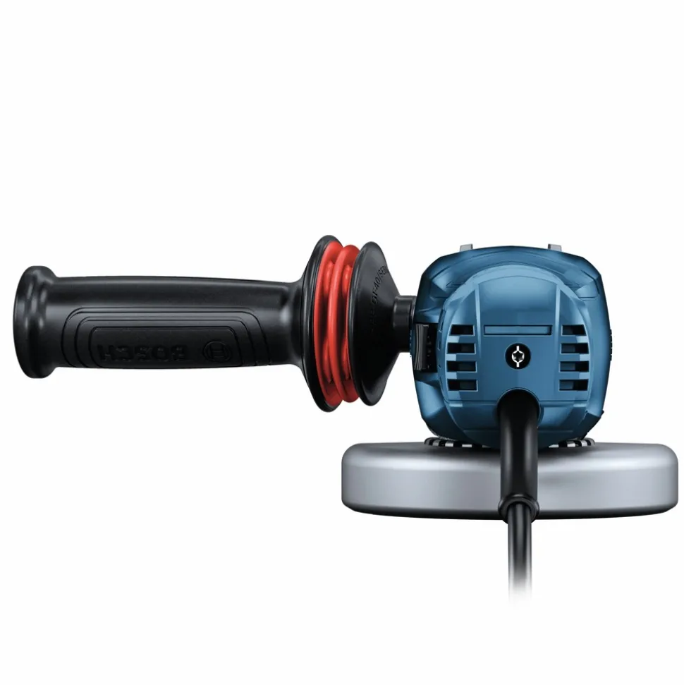 Factory Reconditioned Bosch 120V 10 Amp 4-1/2 in. Corded Ergonomic Angle Grinder with No Lock-On Paddle Switch