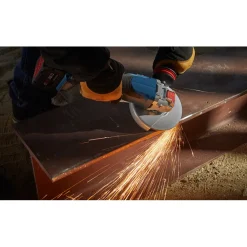 Factory Reconditioned Bosch PROFACTOR 18V Spitfire X-LOCK Connected-Ready 5 - 6 in. Cordless Angle Grinder Kit with Slide Switch (8.0 Ah)