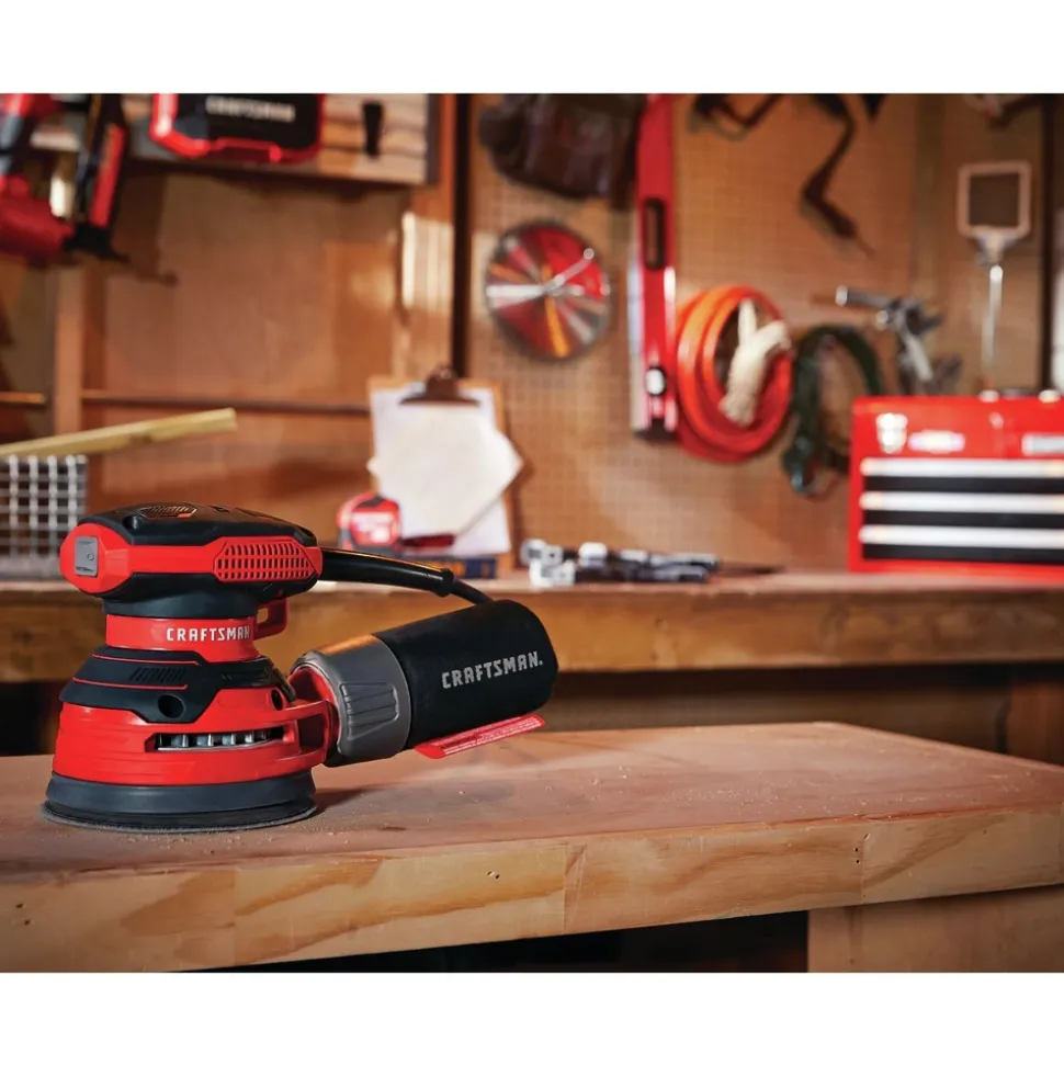Factory Reconditioned Craftsman 3 Amp 5 in. Corded Random Orbit Sander