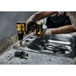 Factory Reconditioned Dewalt 20V MAX XR Brushless Lithium-Ion 1/2 in. Cordless Drill Driver Kit with 2 Batteries (1.7 Ah/2 Ah)