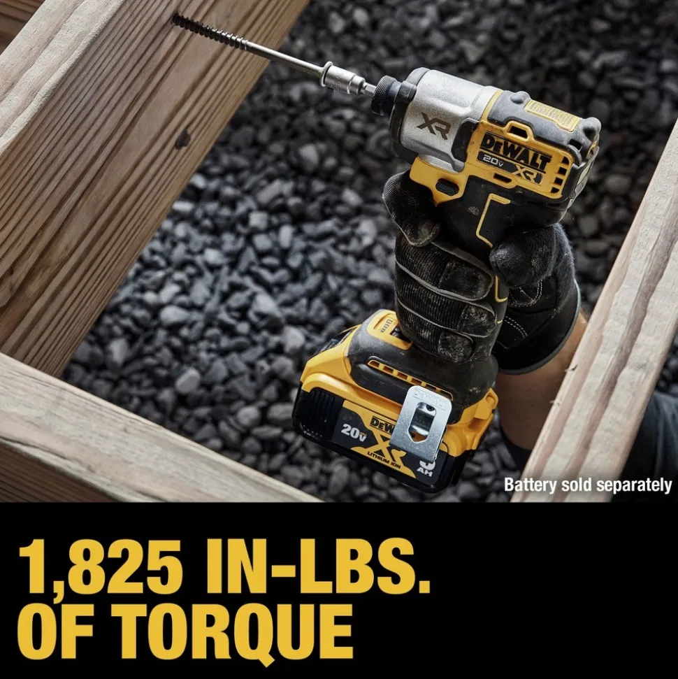 Factory Reconditioned Dewalt 20V MAX XR Lithium-Ion Brushless 3-Speed 1/4 in. Cordless Impact Driver (Tool Only)