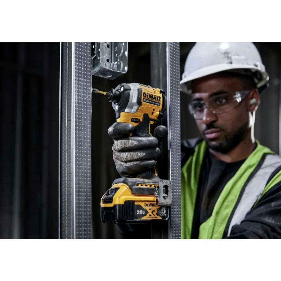 Factory Reconditioned Dewalt 20V MAX ATOMIC Brushless 3-Speed Lithium-Ion 1/4 in. Cordless Impact Driver Kit (5 Ah)