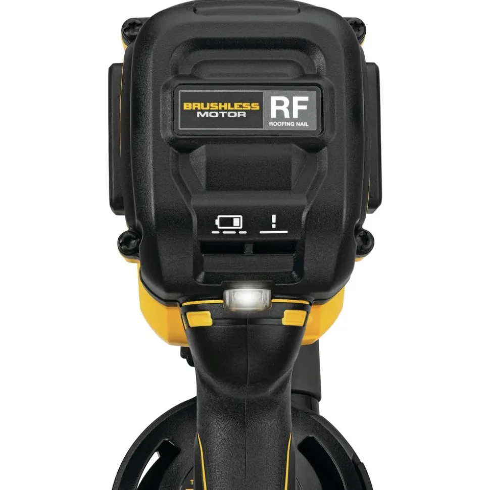 Factory Reconditioned Dewalt 20V MAX Brushless Lithium-Ion 15 Degree Cordless Coil Roofing Nailer Kit (2 Ah)