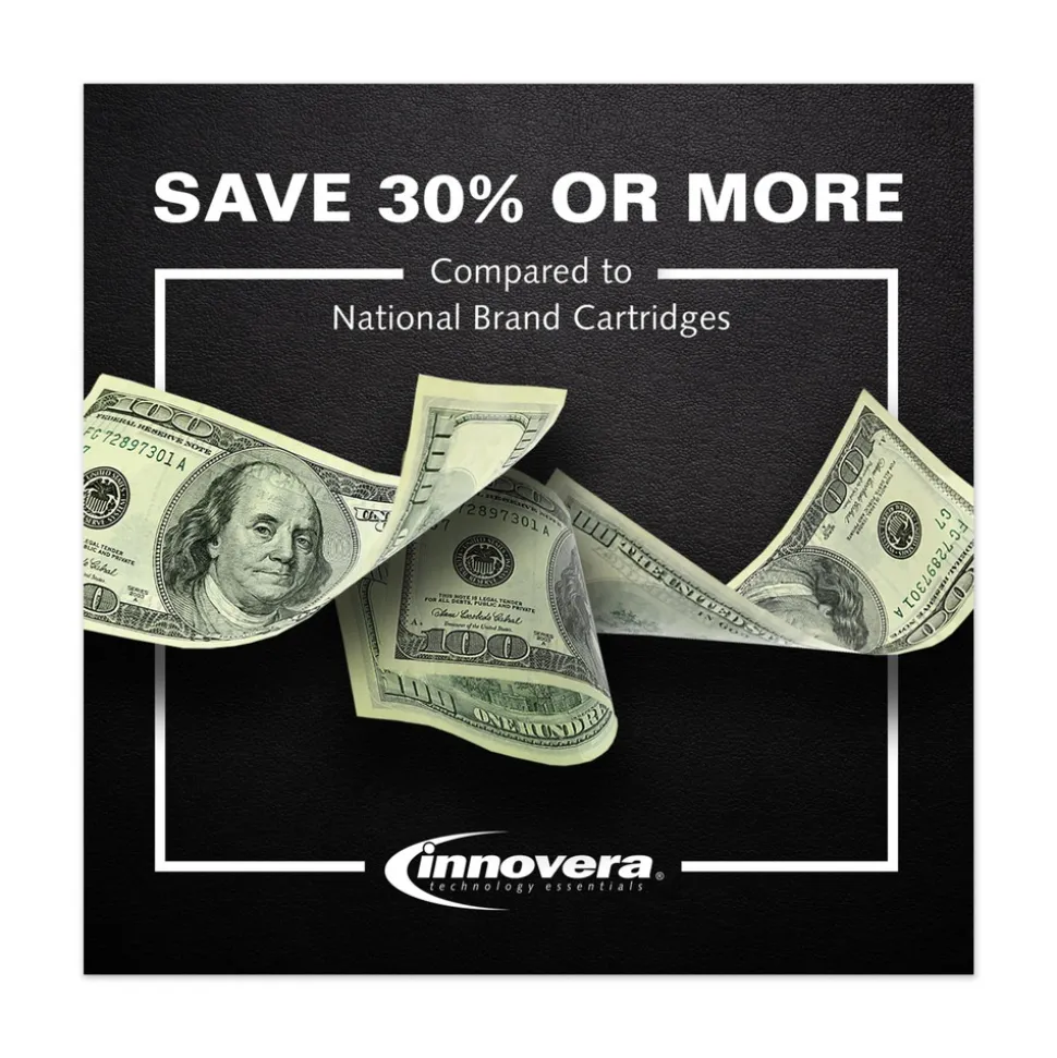 Factory Reconditioned Innovera Remanufactured 1,300 Page-Yield Replacement Toner for 202A (CF502A) - Yellow