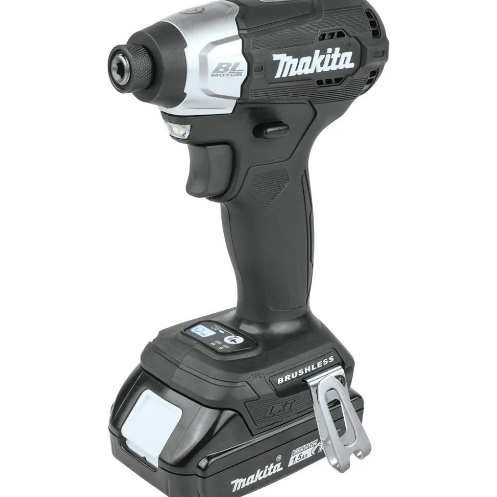 Factory Reconditioned Makita 18V LXT Brushless Lithium-Ion Cordless Sub-Compact Drill Driver and Impact Driver Combo Kit (1.5 Ah)