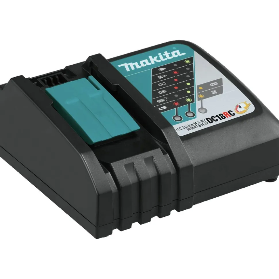 Factory Reconditioned Makita 18V LXT Brushless Lithium-Ion 1/2 in. Cordless Hammer Drill Driver and 4-Speed Impact Driver Combo Kit with 2 Batteries (5 Ah)