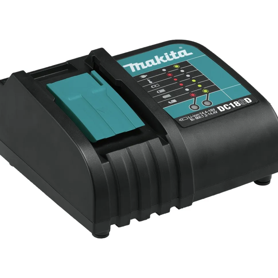 Factory Reconditioned Makita 18V LXT Lithium-Ion Cordless 5-Tool Combo Kit with 2 Batteries (4 Ah)