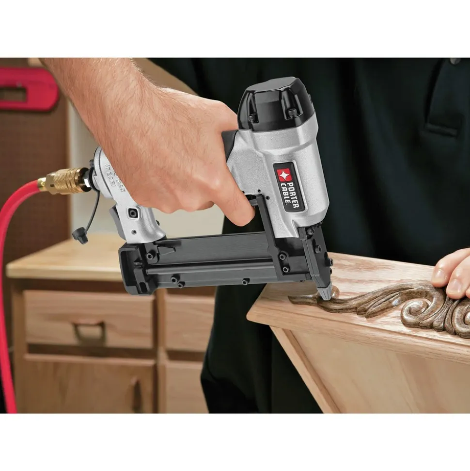 Factory Reconditioned Porter-Cable 3-Piece Nailer and 0.8 HP 6 Gallon Oil-Free Pancake Air Compressor Combo Kit