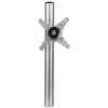Fellowes Mfg Co. 180 Degree Rotation 180 Degree Pan Lotus Single Monitor Arm Kit for 26 in. Monitors Supports 17 lbs. - Silver