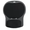 Fellowes Mfg Co. Easy Glide 10 in. x 12 in. Gel Mouse Pad with Wrist Rest - Black