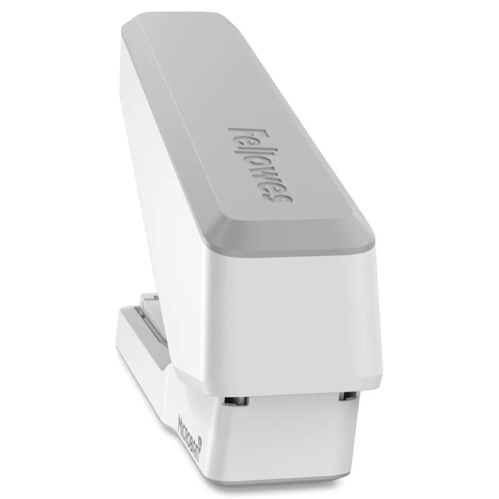 Fellowes Mfg Co. LX870 EasyPress 40-Sheet Capacity Stapler with Antimicrobial Protection - Gray/White