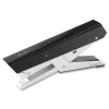 Fellowes Mfg Co. LX890 0.25 in./0.31 in. Staples 40-Sheet Capacity Handheld Plier Stapler with Antimicrobial Protection - Black/White
