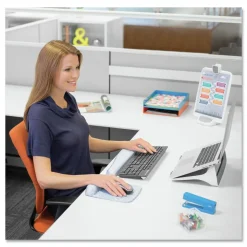 Fellowes Mfg Co. PlushTouch 18.12 in. x 3.19 in. Keyboard Wrist Rest - Lattice Design