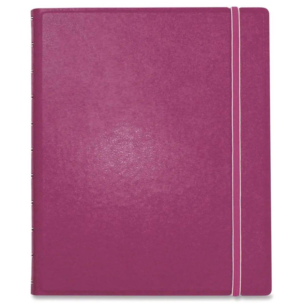 Filofax 17-Month: Aug 2025 to Dec 2026 10.88 in. x 8.5 in. Soft Touch Planner - Fuchsia Cover
