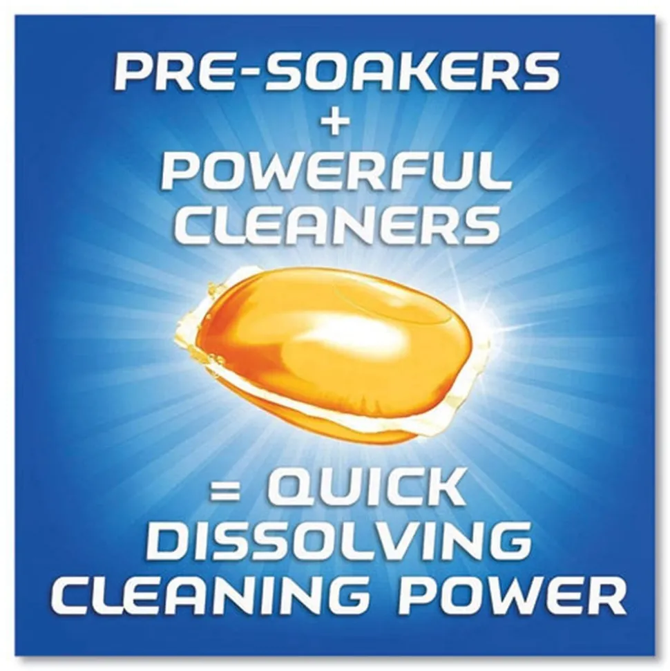 FINISH Box of 32 Dish Detergent Gelpacs - Orange Scent (8/Carton)