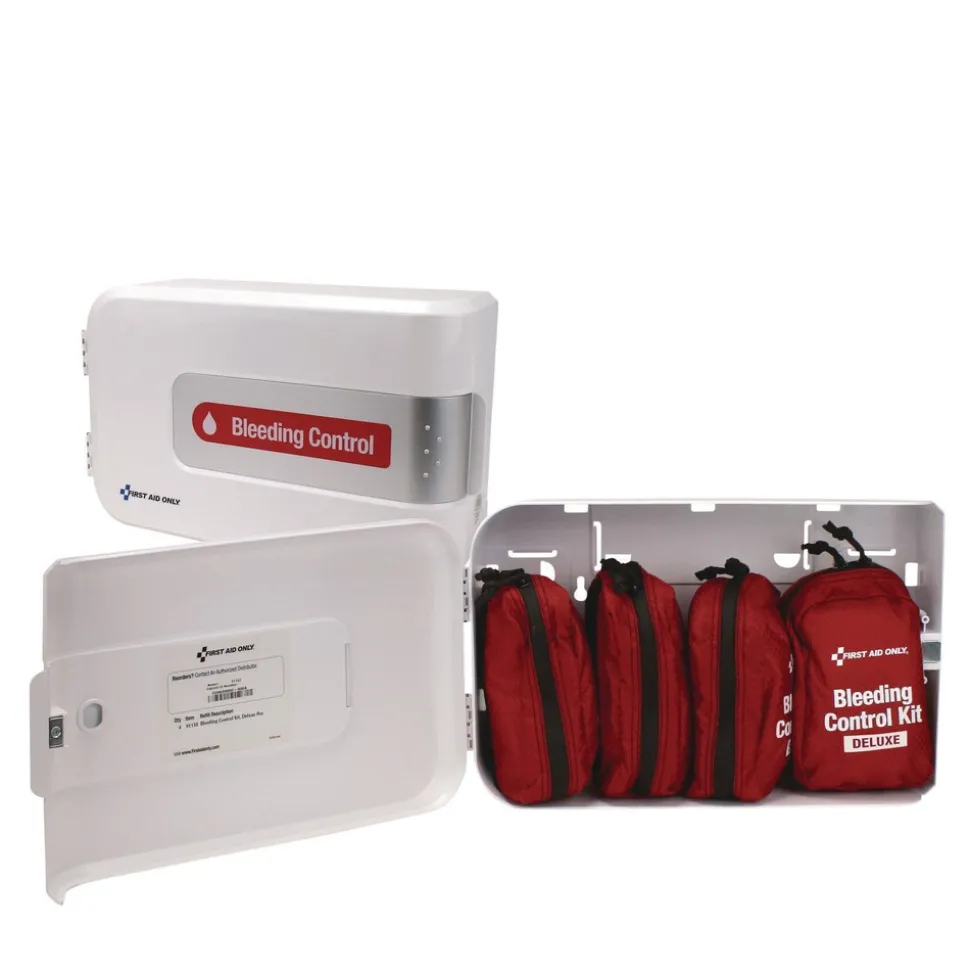 First Aid Only 64-Piece SmartCompliance Complete Deluxe Pro Bleeding Control Station