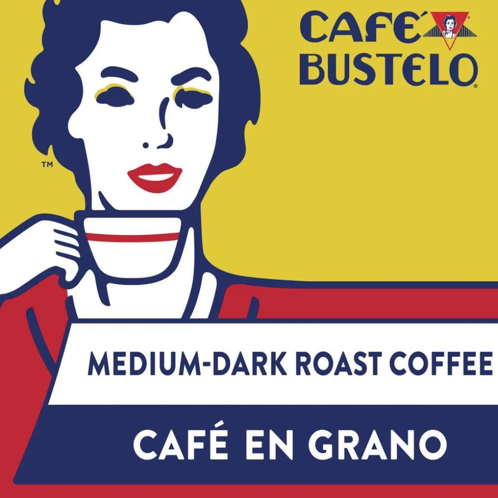 Folgers Cafe Bustelo 32 oz. Bag Whole Bean Coffee - Espresso (4/Carton)