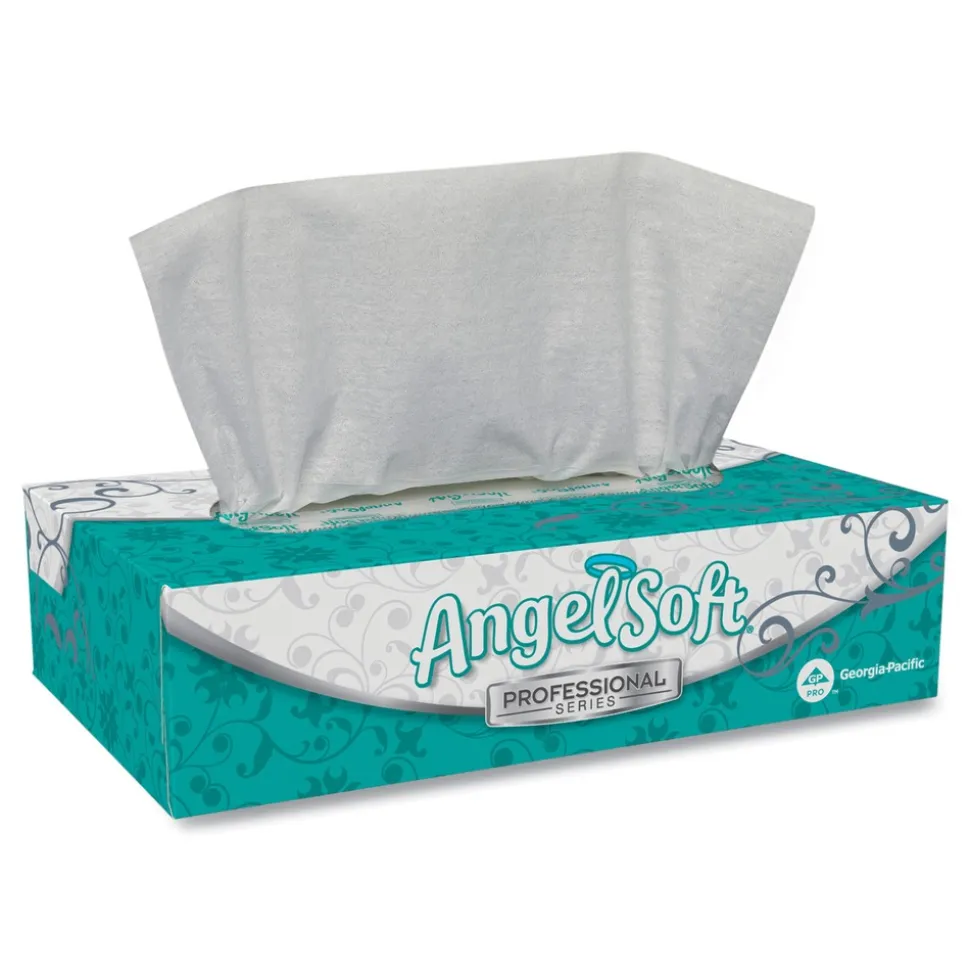 Georgia Pacific Professional 2-Ply Premium Facial Tissues in Flat Box - White (100-Sheets, 30-Boxes/Carton)
