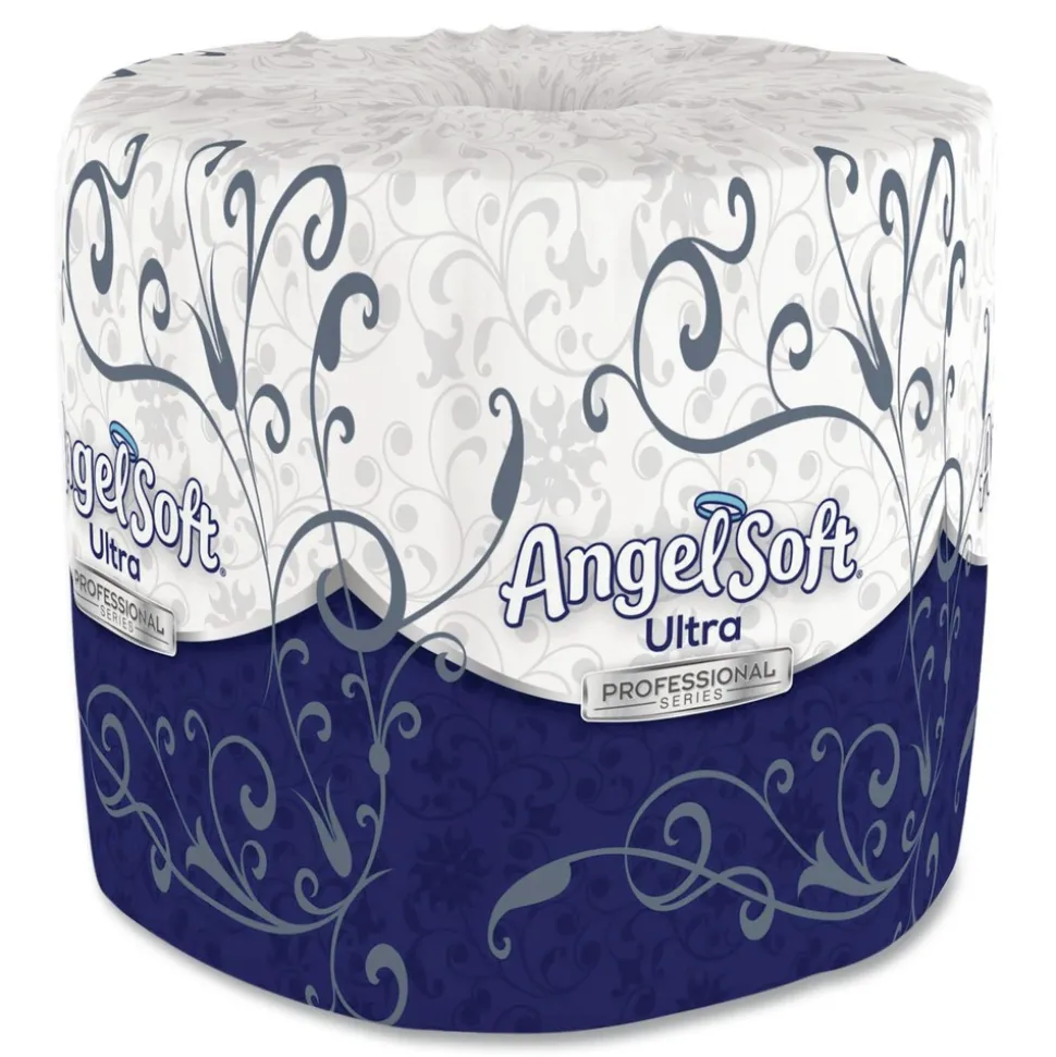 Georgia Pacific Professional 2-Ply Angel Soft Ultra Septic Safe Premium Bathroom Tissue - White (400 Sheets/Roll, 60/Carton)