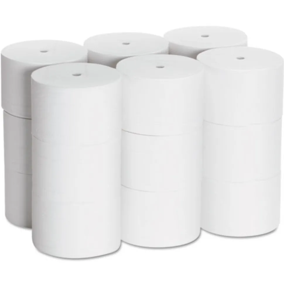 Georgia Pacific Professional 19372 Coreless 2 Ply Bath Tissue - White (18/Carton)