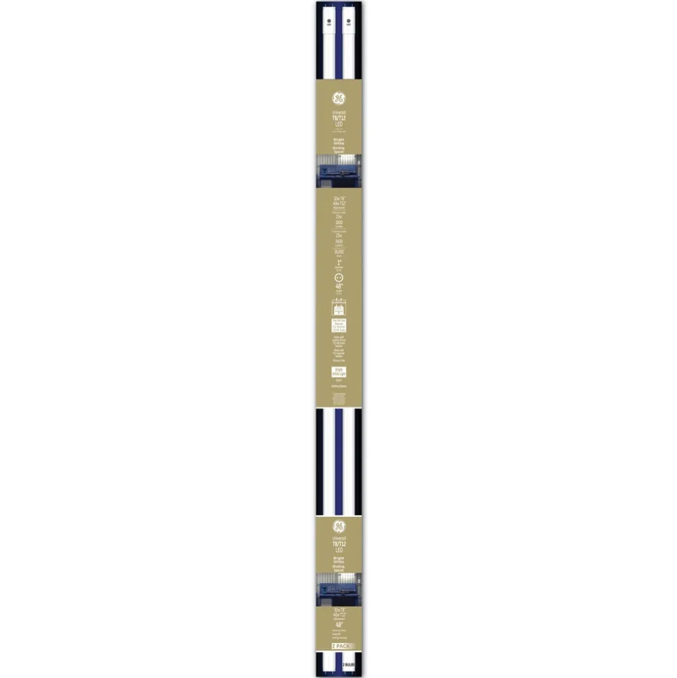 GE 15W 40W Bright White T8 T8/T12 48 in. Tube (6/Carton)