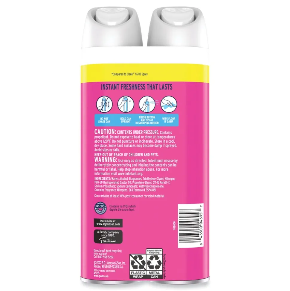 Glade 8.3 oz Air Freshener - Tropical Blossoms Scent (3/Carton)