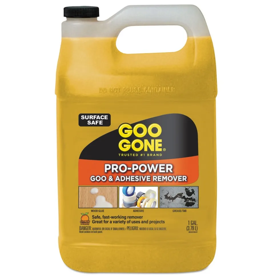 Goo Gone 1 Gallon Bottle Pro-Power Cleaner - Citrus Scent (4/Carton)