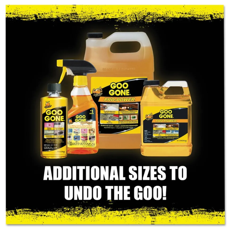 Goo Gone 8 oz. Bottle Original Cleaner - Citrus Scent (12/Carton)