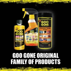 Goo Gone 1-Ply 8 in. x 7 in. Clean Up Wipes - Citrus Scent, White (4/Carton)