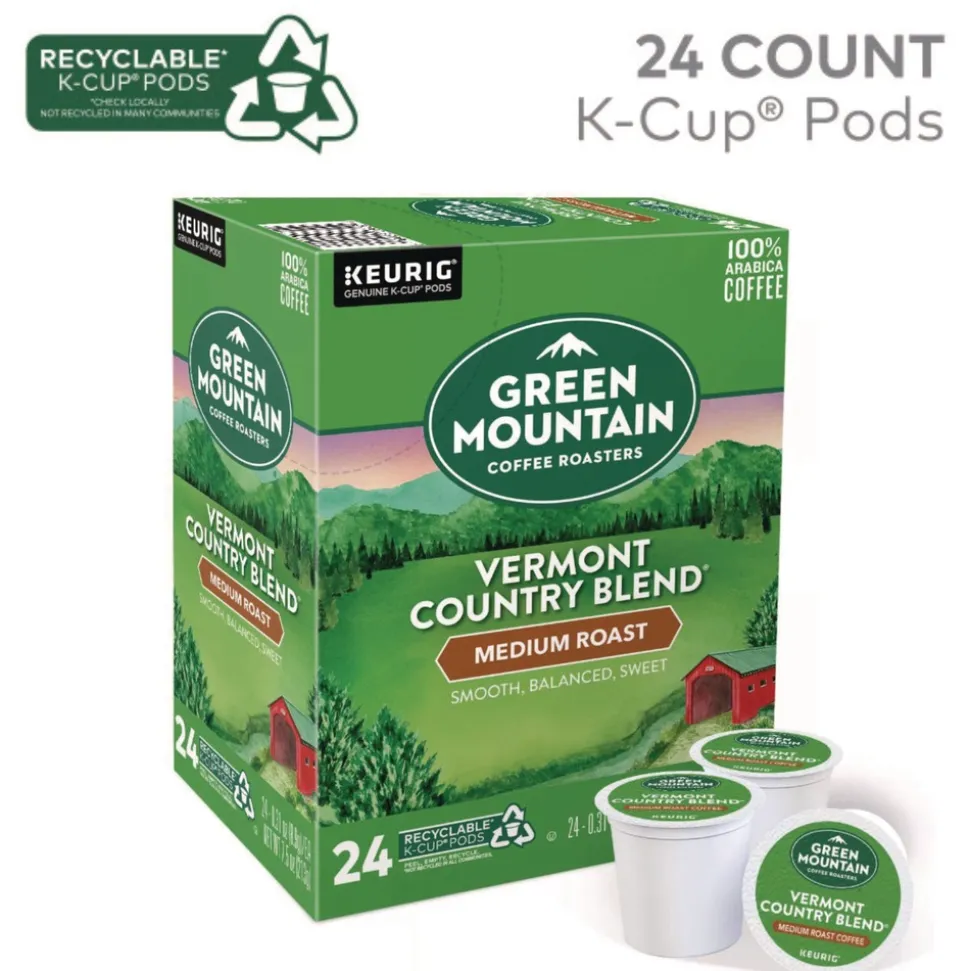 Green Mountain Coffee 5000355581 Coffee K-Cups - Vermont Country Blend (96/Carton)