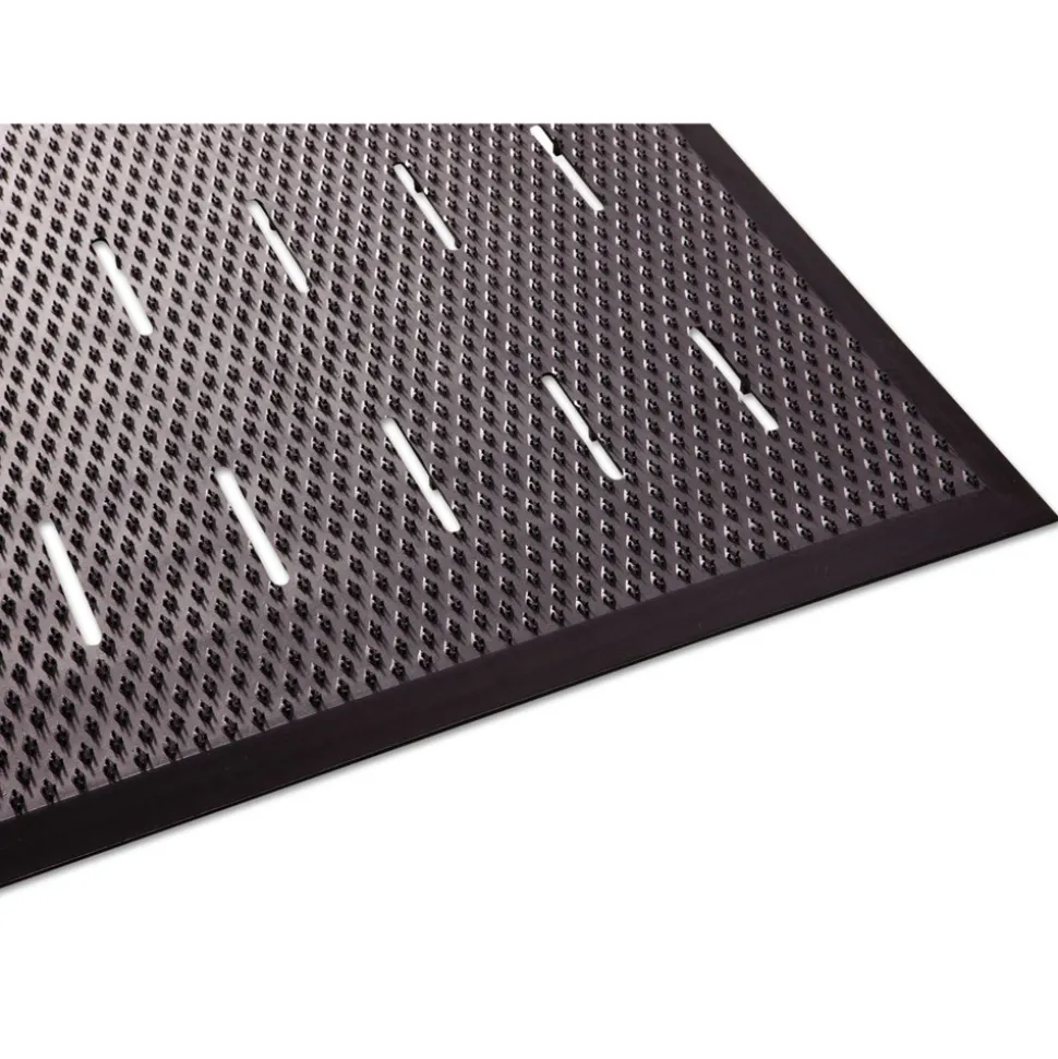 Guardian 36 x 48 Free Flow Comfort Utility Floor Mat - Black