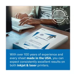 Hammermill 92 Bright 20 lbs. Bond Weight 8.5 in. x 11 in. Great White 30 Recycled Print Paper - White (5 Reams/Carton)