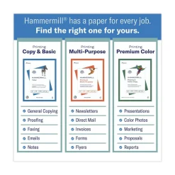 Hammermill 97 Bright 24 lbs. 8.5 in. x 11 in. Premium Multipurpose Print Paper - White (5 Reams/Carton)