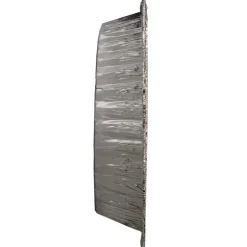 Handi-Foil HFA 32400-100 14.43 in. x 3.12 in. x 17.68 in. 272 oz. Giant Rack Aluminum Roaster Pan - Silver (100/Carton)