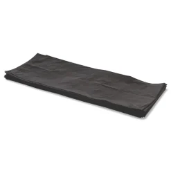 Heritage H9250AK 46 in. x 50 in. 60 gal. 1.5 mil Linear Low Density Stock Trash Bags - Black (100/Carton)