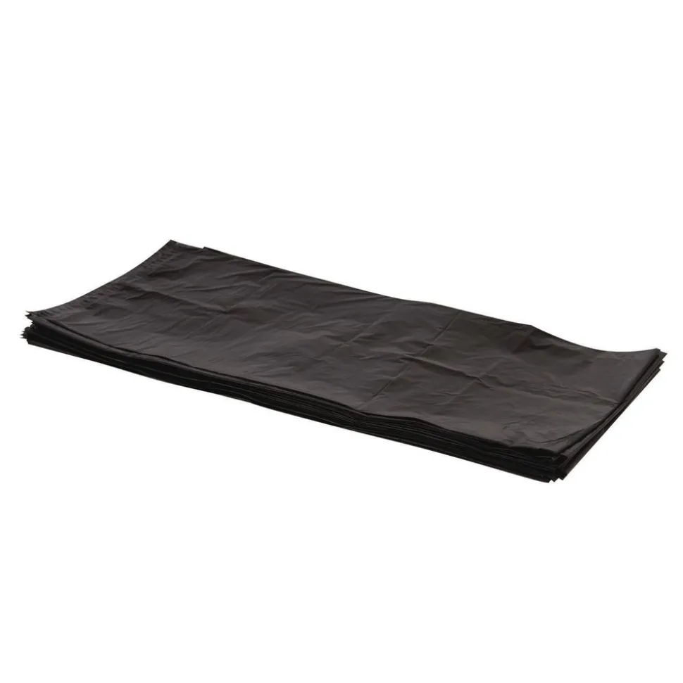 Heritage 24 in. x 32 in. 1 mil. 16-Gallon Linear Low Density Can Liners with AccuFit Sizing - Black (500/Carton)