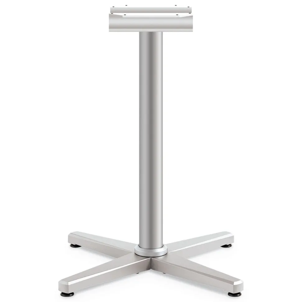 HON Arrange 25.59 in. x 27.89 in. X-Base for 36 in. Tops - Silver