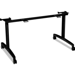 HON Huddle Flip-Top Base for 24 in. Deep Table Top - Charcoal