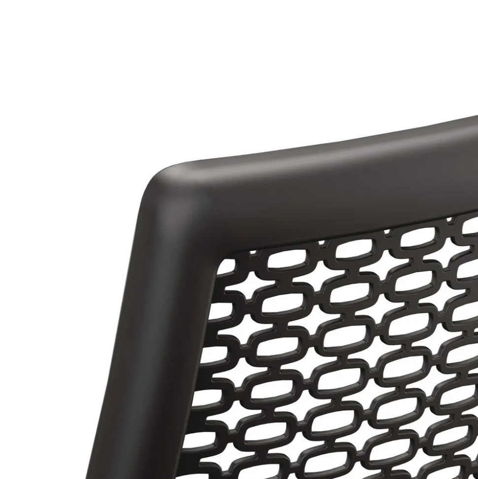 HON Ignition 2.0 ReActiv 17.25 in. to 21.75 in. Seat Height Mid-Back Task Chair - Basalt Vinyl Seat/Charcoal Back/Black Base