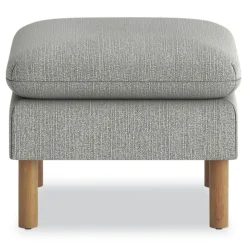 HON 23 in. x 23 in. x 17.5 in. Parkwyn Series Ottoman - Gray/Oak